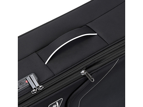 Чемодан TORBER НЕРО, чёрный, переработанный ПЭТ, 44 х 25 х 67 см, 63 л - рис 10.