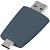 Флешка Pebble Type-C, USB 3.0, серо-синяя, 16 Гб - миниатюра - рис 5.