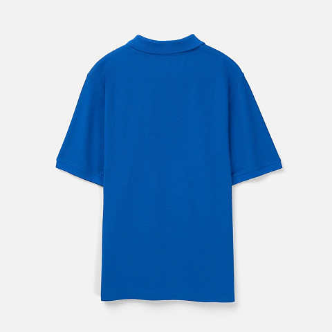 Рубашка поло унисекс Upswing, ярко-синяя - рис 3.