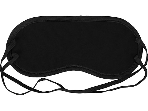 Маска для глаз Dream из полиэстер спандекс плюш, черный - рис 3.