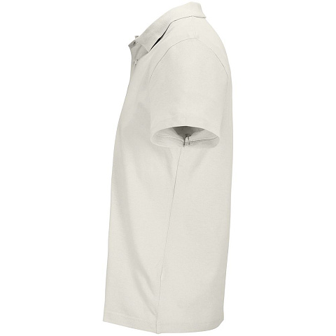 Рубашка поло унисекс Pulse, молочно-белая - рис 4.