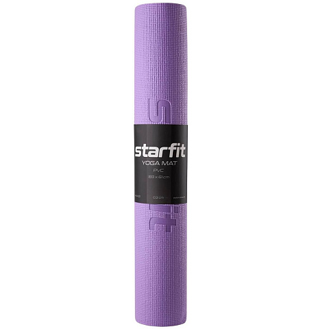 Коврик для йоги и фитнеса Slimbo, фиолетовый - рис 4.