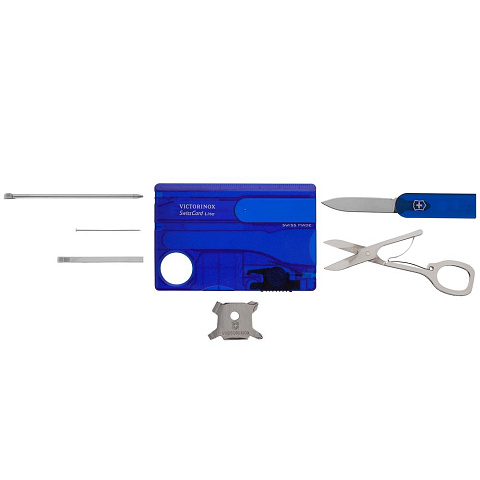 Набор инструментов SwissCard Lite, синий - рис 5.