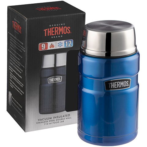 Термос для еды Thermos SK3020, синий - рис 4.