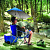 Складной стул с зонтом для рыбалки и отдыха - миниатюра - рис 2.