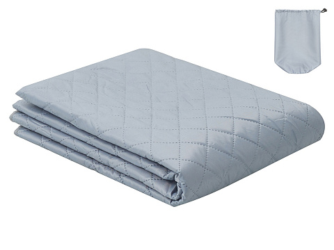 Пончо Cappy с капюшоном на липучке в мешке, серый - рис 12.