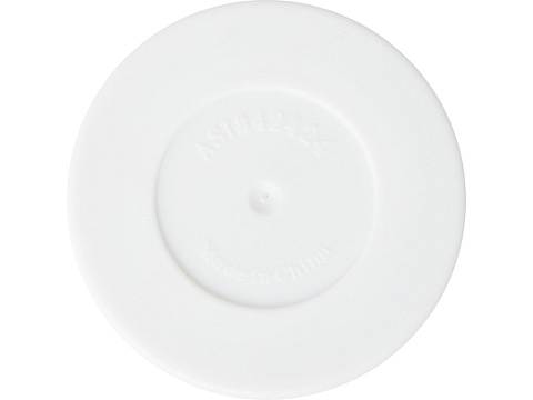 Термостакан Elwood из переработанной нержавеющей стали, 410 мл - Серебристый/Белый - рис 5.