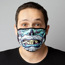 Защитная маска с принтом Зомби
