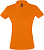 Рубашка поло женская Perfect Women 180 оранжевая - миниатюра