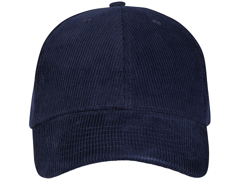 Hutton 6-панельная бейсболка из переработанного хлопка - Темно - синий - рис 2.