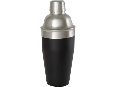 Шейкер для коктейлей Gaudie из переработанной нержавеющей стали, сплошной черный - рис 2.