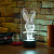3D лампа Зайчонок - миниатюра - рис 6.