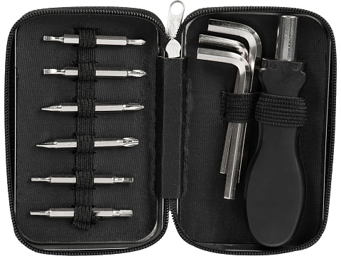 Набор отверток 10-в-1, серебристый (Р) - рис 2.