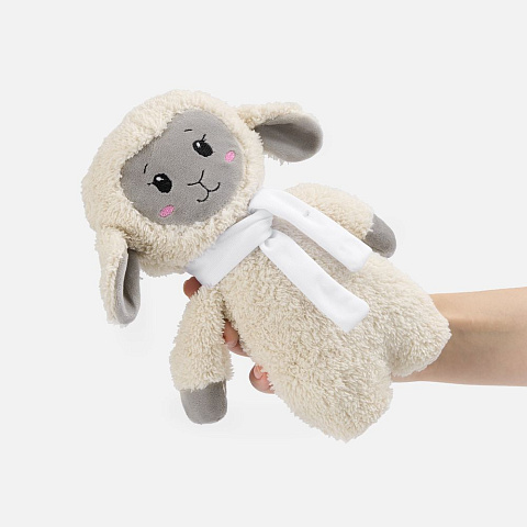 Мягкая игрушка Beastie Toys, овечка с белым шарфом ver.2 - рис 3.