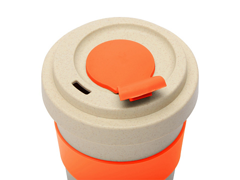 Стакан из пшеничного волокна Flava, оранжевый 021C - рис 4.