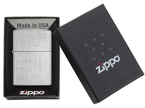 Зажигалка ZIPPO Classic с покрытием Brushed Chrome, латунь/сталь, серебристая, матовая, 38x13x57 мм - рис 5.