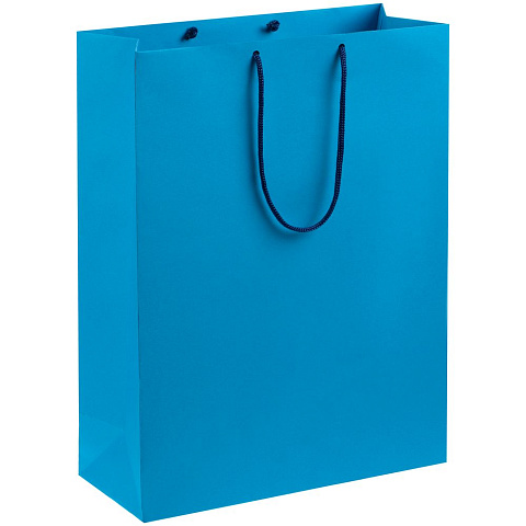 Пакет бумажный Porta XL, голубой - рис 2.