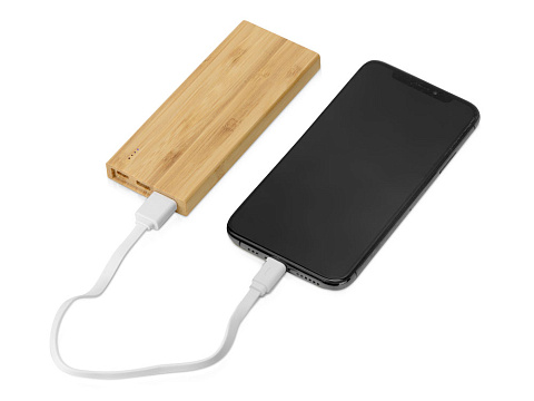 Внешний аккумулятор из бамбука "Bamboo", 5000 mAh - рис 2.