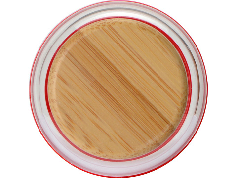 Бутылка для воды стеклянная Refine, в чехле, 550 мл, красный - рис 4.