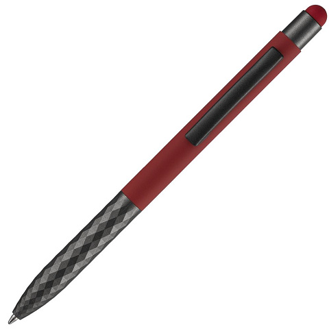 Ручка шариковая со стилусом Digit Soft Touch, красная - рис 5.