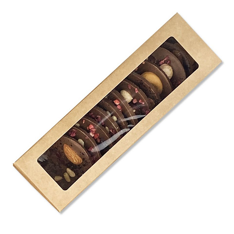 Шоколадные конфеты Mendiants, молочный шоколад - рис 3.