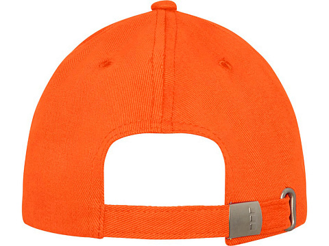 Бейсболка Davis, 6 панелей, оранжевый - рис 3.