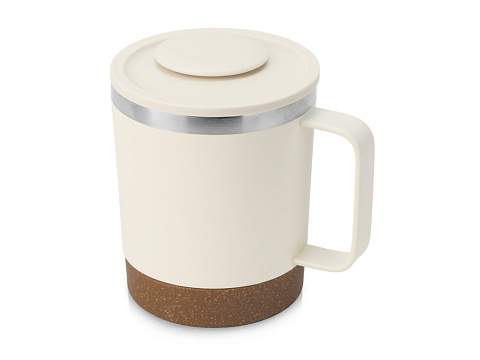 Стальная кружка с двойными стенками Swipe, белый0,00