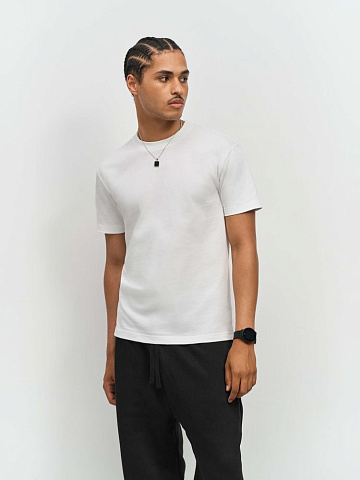 Футболка унисекс Cliff, светло-бежевая (неокрашенная) - рис 5.