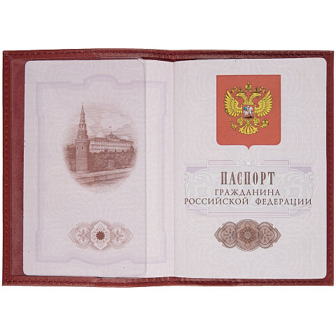 Обложка для паспорта Top, красная - рис 6.