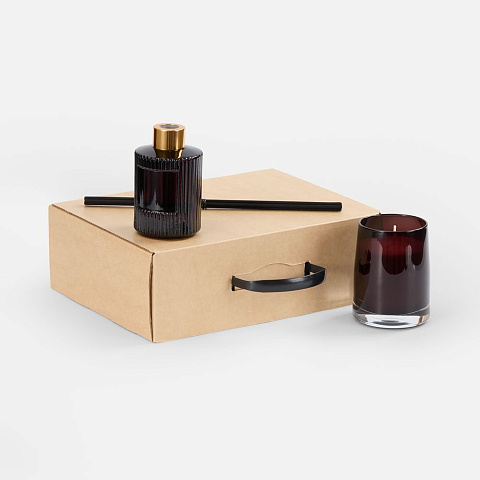 Набор Fragnola, грейпфрут и ветивер, бордовый - рис 2.