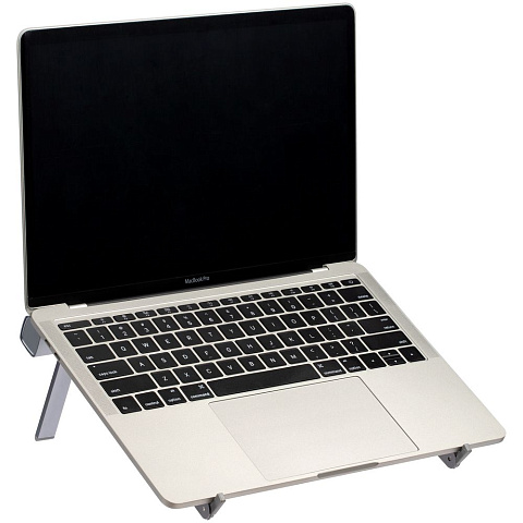 Подставка для ноутбука и планшета Rail Top, серебристая - рис 6.