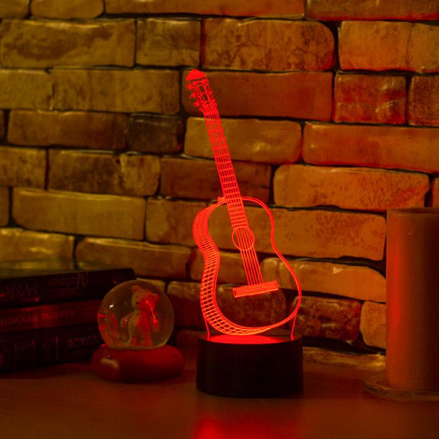 3D лампа Гитара - рис 8.