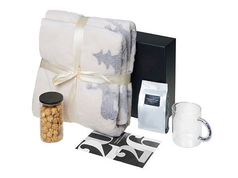 подарочный набор с пледом, кружкой и чаем - рис 2.