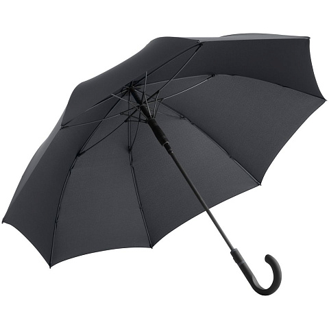 Зонт-трость с цветными спицами Color Style, серый - рис 2.
