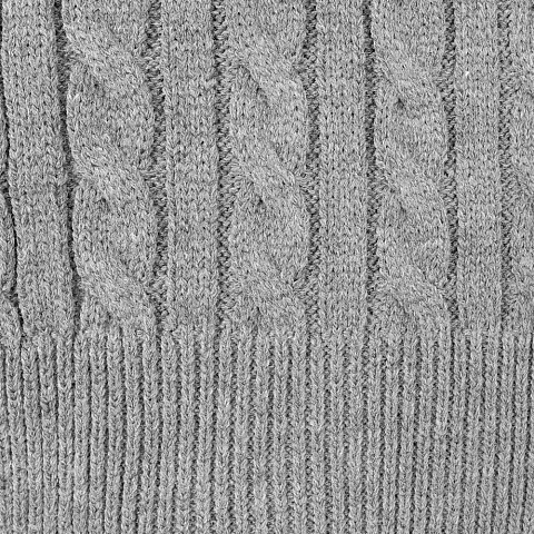 Шарф Heat Trick, серебристо-серый меланж - рис 4.