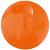 Надувной пляжный мяч Sun and Fun, полупрозрачный оранжевый - миниатюра