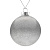 Елочный шар Finery Shine, 10 см, глянцевый серебристый с глиттером - миниатюра - рис 2.
