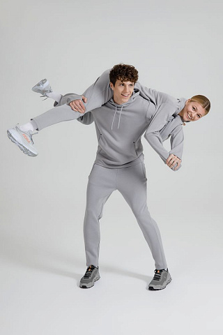 Худи унисекс Begi, серое - рис 16.