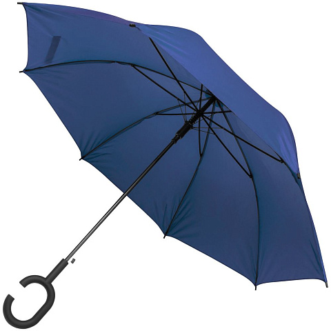 Зонт-трость Charme, синий - рис 2.