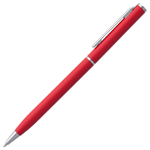 Ручка шариковая Hotel Chrome, ver.2, матовая красная - рис 4.