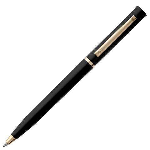 Ручка шариковая Euro Gold, черная - рис 4.