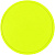 Лейбл из ПВХ Dzeta Round, L, желтый неон - миниатюра