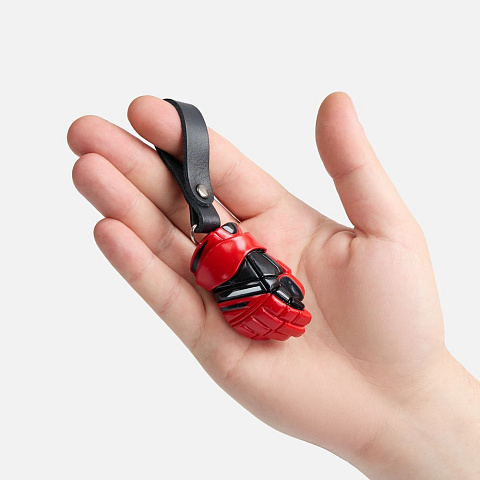 Брелок «Хоккейная перчатка», красный - рис 6.