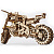 Деревянный мотоцикл с коляской Ugears - миниатюра - рис 2.