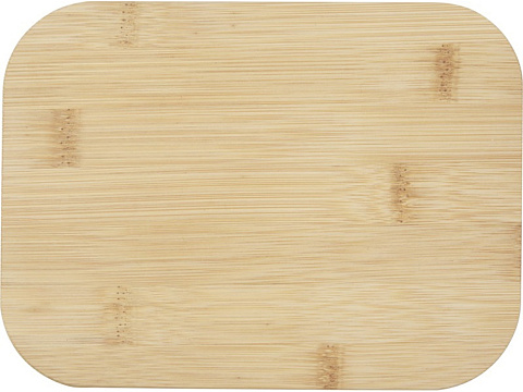 Roby Стеклянный контейнер для завтрака с бамбуковой крышкой - Natural / прозрачный - рис 2.