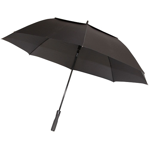 Зонт-трость Fiber Golf Air, черный - рис 3.