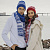 Новогодний шарф Теплая зима (синий) - миниатюра - рис 2.