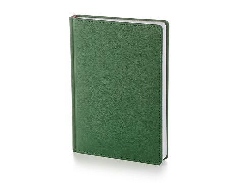 Ежедневник А5 датированный Leader 2026, зеленый