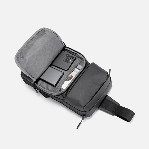 Рюкзак на одно плечо Jekko, черный - рис 9.