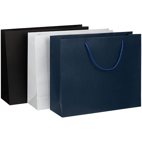 Пакет бумажный Arc L, синий - рис 4.